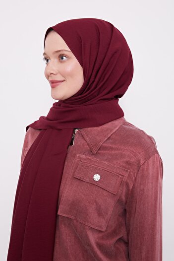 Levidor Plum Leola Plain Shawl