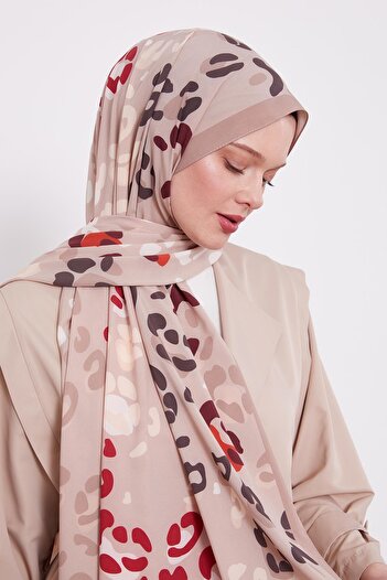 Levidor Dark Mink Patterned Elegance Shawl