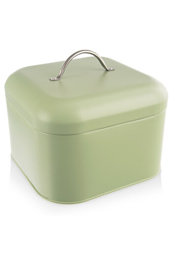 shumee GREEN metal bread basket 20x20x17 cm