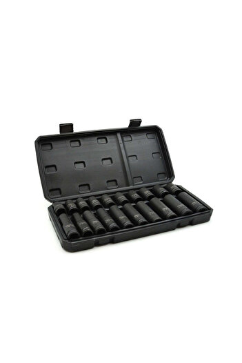 GEKO SET TUBULARE DE IMPACT SCURTE SI LUNGI 1/2 10-19MM 20 PIESE