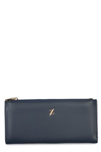 Zühre Navy Blue Compartment Wallet Zc027