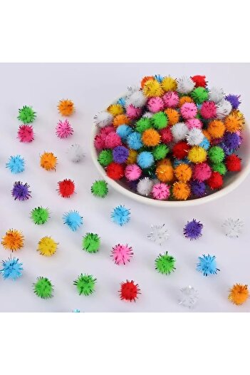 HOBYGAMES Glitter Mini Round Pompom 0.5mm - Pack of 500