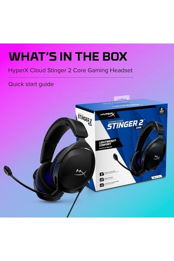 HyperX HyperX Cloud Stinger 2 Core Wired Gaming Headset, Black