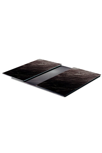 shumee Cutting board and glass lid for kitchen 60x52 cm 2 pcs.