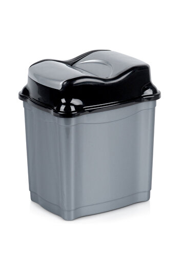shumee Grey plastic waste bin 5 l