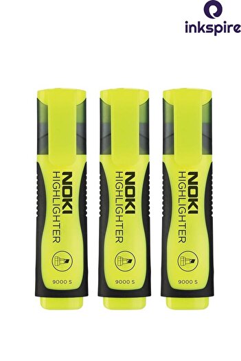 inkspire Highlighter 3 Pieces Highlighter Marker Pen Highlighter Writing Top Drawing Pen Indicating Neon Ka