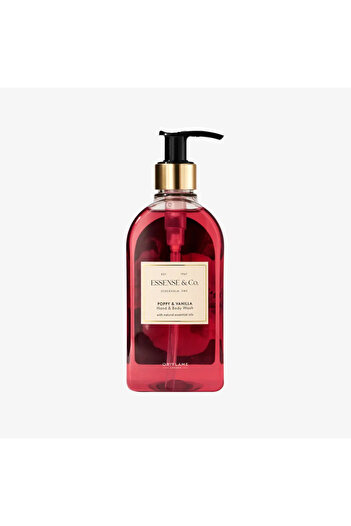 Oriflame Liquid soap for hands and body with poppy and vanilla Essense&Co.