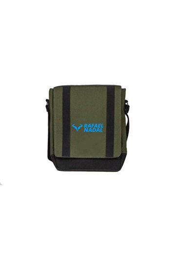 CrowsGate Rafael N.Blue Logo Text Saddlebag Bag Green Color