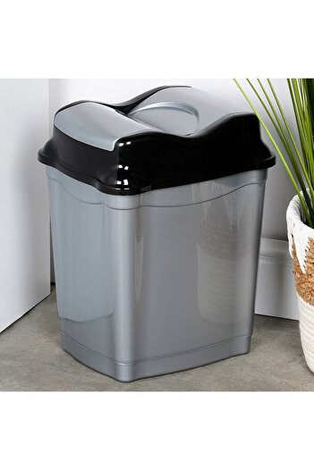 shumee Grey plastic waste bin 9 l