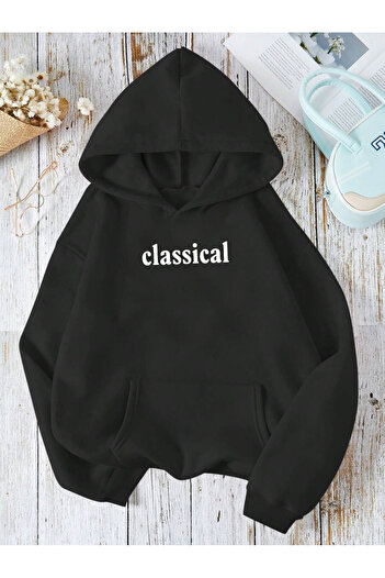uyguntarz Unisex Classical Printed Oversize Sweatshirt