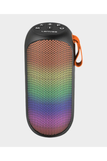 Lenyes S213 Portable Wireless Speaker | 10W | IPX4 | Bluetooth 5.3 | AUX | USB - Black
