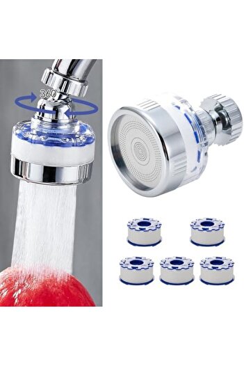 Hope Faucet Water Filter Set, 360° Rotating Kitchen Faucet Water Purifier