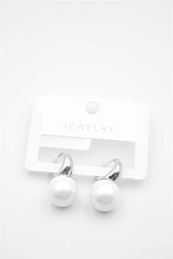 PRATİKOBA Pearl Earrings - Silver