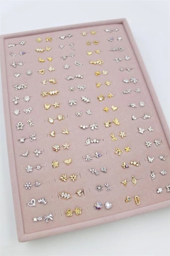 PRATİKOBA 140S Tragus Earrings with Stand - Multicolor