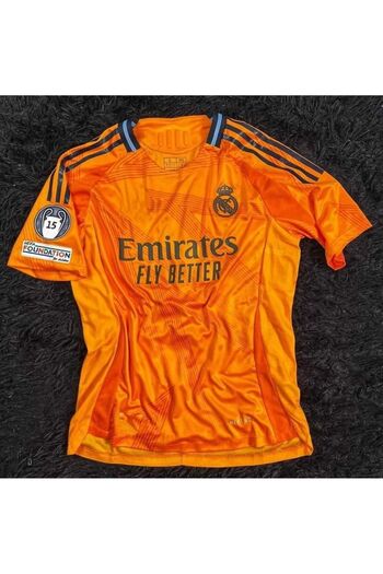 Flextreme Jude-Bellingham Rea.Madrid 24/25 Season Orange Away Adult Football Shirt