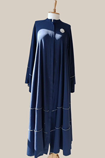 Göktepe Sera - Brooch Evening Dress Ferace