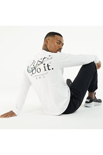 Nike Чоловічий світшот з довгими рукавами та принтом Print Graphic