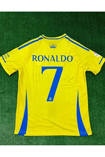 Flextreme Cr'Istiano-Ronaldo 7 All.Nasrr Yellow Color Home Adult Football Jersey