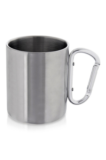 shumee Steel travel mug with carabiner 350 ml