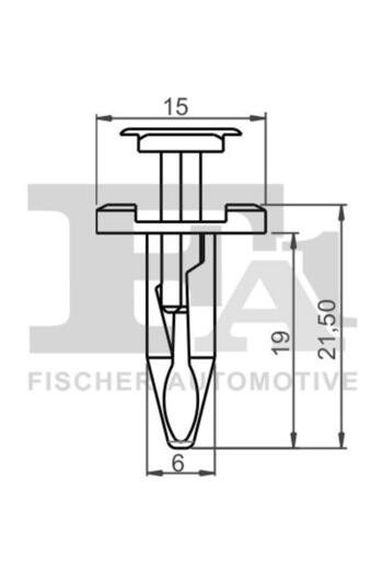 FA1 13-30011.5, Clips pentru acoperire decorativă și protecție