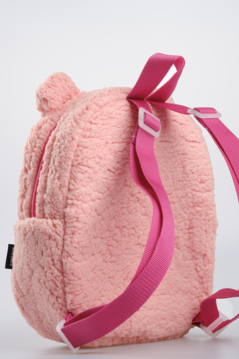 Minilee Teddy-Plush Pink 0-8 Years - Children's Kindergarten, Nursery Backpack