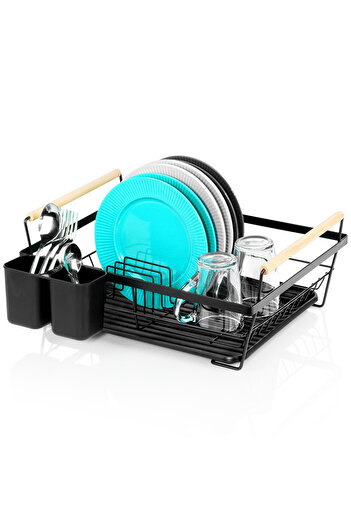 shumee Black dish drainer 45x33x18 cm