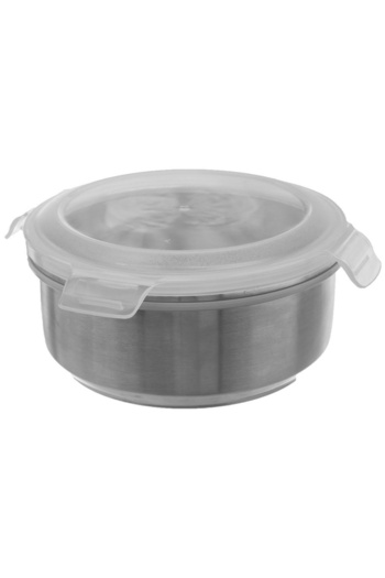 shumee Round steel food container with lid and seal 1.2 l