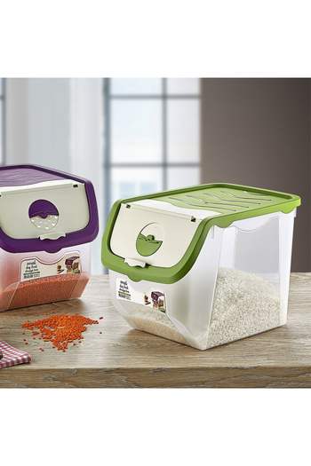 shumee Fruit and vegetable container with lid, mint, 12 l