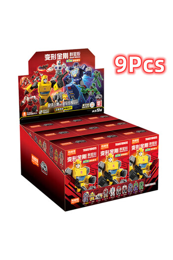 Choice4 3st 9Pcs 1/9pcs Transformer building block Splicing toys Optimus Prime bumblebee Shockwave Megatron