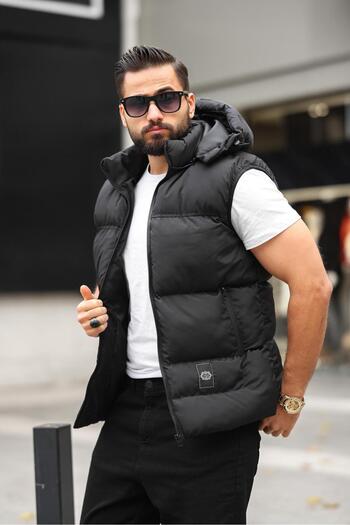Last fashion New Season Men's Removable Hooded Puffer Vest
