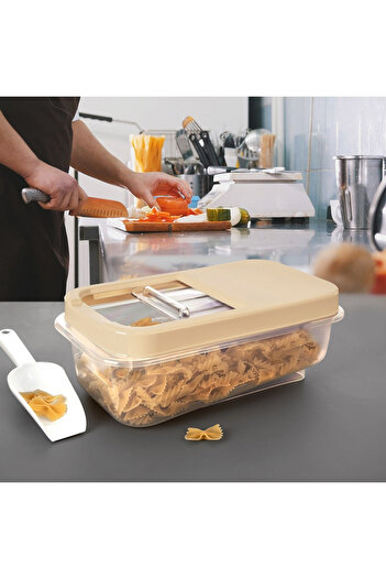 shumee Beige container for capsules, powders and food 5 l