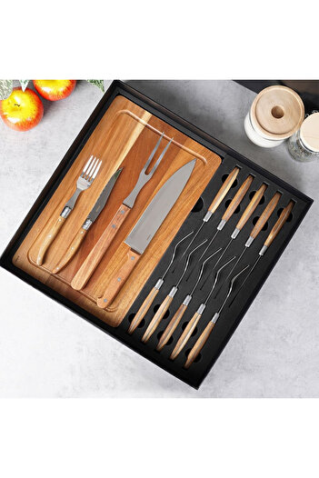 shumee Steel cutlery for steaks and burgers, 15 pieces.