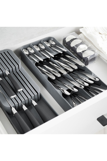 shumee Cutlery drawer insert, grey, 39x17 cm