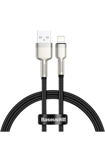Baseus Cafule Series Metal Data Cable, USB to Lightning 2.4A, 2m, Black