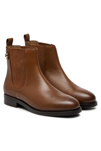 Tommy Hilfiger Women's Chelsea Boots FW0FW08184 Brown