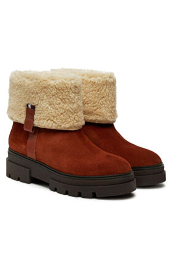 Tommy Hilfiger Women's Ankle Boots FW0FW08158 Brown
