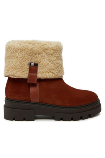 Tommy Hilfiger Women's Ankle Boots FW0FW08158 Brown