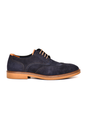 Tuna Genuine Suede Leather Oxford Men's Shoes Thermo Sole Lace-Up - 242024