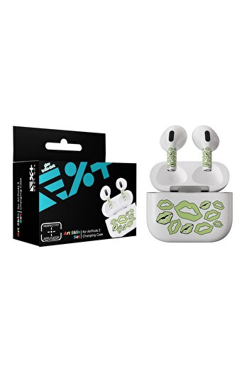 NOA Art Skin Stickers for Aipods 3 |Glowing Lips