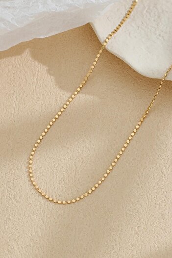 New Obsessions Gold Scrunch Necklace