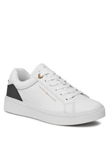 Tommy Hilfiger Teniși pentru femei FW0FW07635 Albi