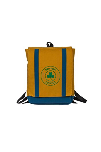 CrowsGate Boston Celtics Logo Yellow Backpack