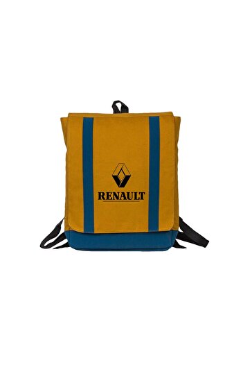 Z zepplin Renault Classic Logo Yellow Backpack