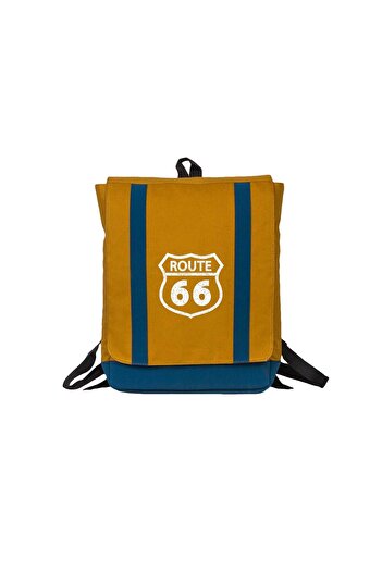 Z zepplin Route66 Logo Yellow Backpack
