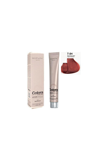 Maxxelle Blond Aramiu Roscat 7.64 Vopsea Colora cu extract de Goji