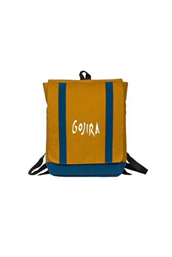 Z zepplin Gojira Logo Yellow Backpack