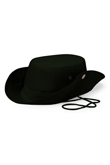 REMSA Cotton Safari Hat Bucket Hat Rşbuc-03 Black