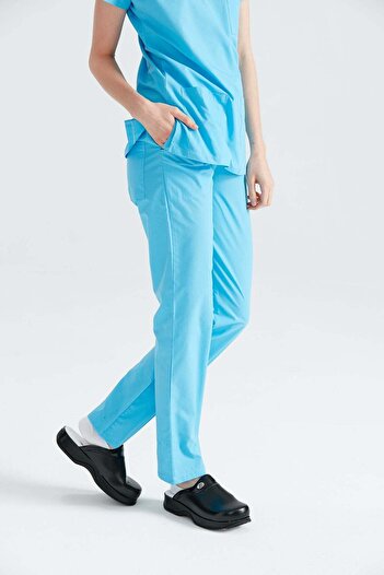 DEMOTEKS Scrub Bottom Pantaloni Medicali Classic Turquoise Unisex