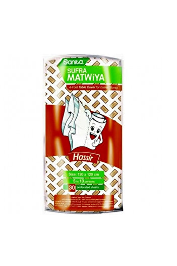 Sanita Table Covers, 120x120cm, 28 Perforated Sheets