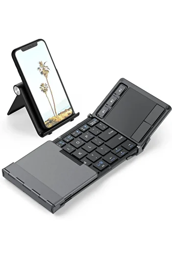 iClever Folding Wireless Keyboard with Sensitive Touch Pad